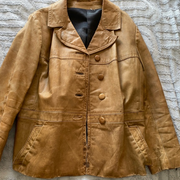 Vintage Leather Jacket - Picture 1 of 2